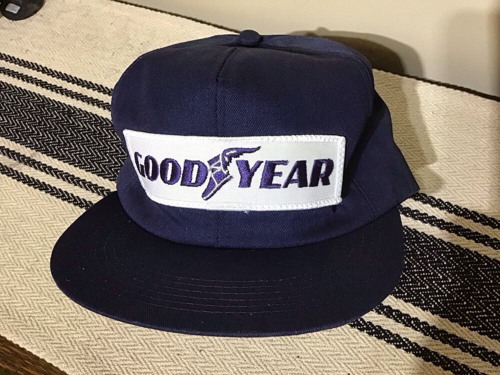 Vintage New Old Stock 80’s Goodyear Wingfoot Truckers Hat SnapBack K Products